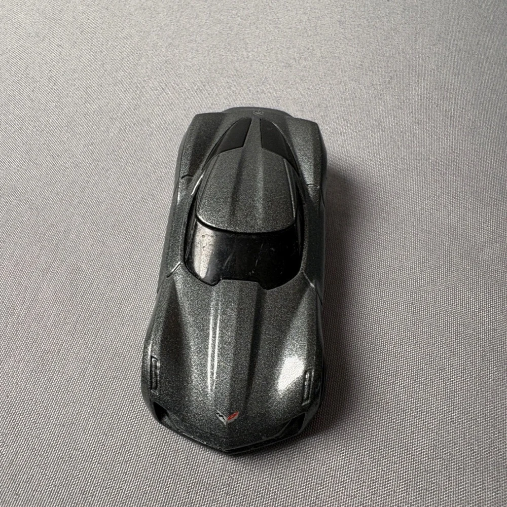 Hot Wheels 2009 Corvette StingRay Concept Metallic Grey Diecast Car B35 Malaysia